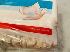CardinalHealth Quilted Adult Briefs WINGS Plus Heavy Absorbency, SM, 12 Ct Ea