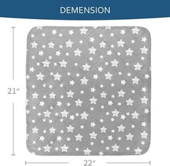 Reusable Incontinence Bed Pad Waterproof Pee Underpads 2 Pack Washable All Sizes