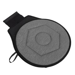 Round Car Cushion 360 Degrees Rotating Geometric Rhombic Shape Rotating Seats Cu