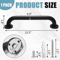 12 Inch Shower Grab Bar Stainless Steel Stairs Grab Indoor & Outdoor Deck Han…