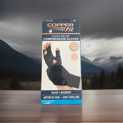 Copper Fit Hand Relief Compression Gloves Relief & Recovery Arthritis+Joint L/Xl