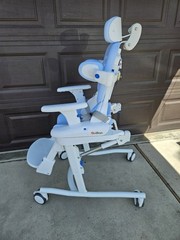 Rifton HTS Medium TILT Z120 Mobile Shower Chair Special needs Toilet