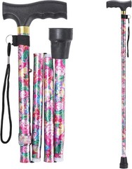 Portable Aluminum Walking Stick with Comfortable T-Handle – Perfect for Seniors