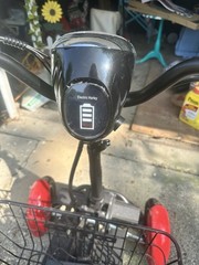 Rubicon Fx3 mobility scooters for adults folding Ruby Red Holds Up To 300lbs
