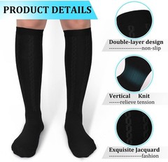 30-40mmHg Medical Graduated Compression Socks for Women&Men Circulation-Compr…