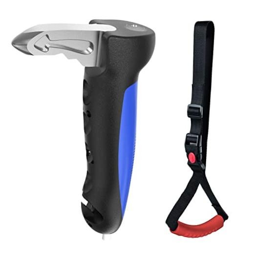 5 in 1 Vehicle Support Handles Elderly Portable Blue-with nylon handle