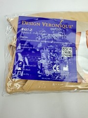 Yesmina-Z Front Zippered Cotton sports bra/Design Veroniqu XL