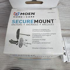 New OBX MOEN SecureMount Behind The Wall Anchor Pair SMA1000CH Free Shipping!