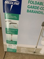 Midline Foldable Toilet Safety Rail, New in sealed box