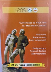 Aetrex Foot Orthotic Insoles L205 Women’s Size 5 Cupped Heel Arch Support New