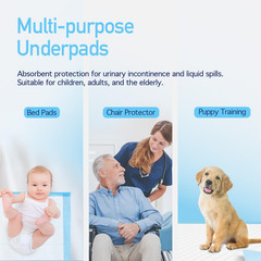 Disposable Underpad, 23 Inches X 24 Inches, 31-Gram, 100 Count (Pack of 2)