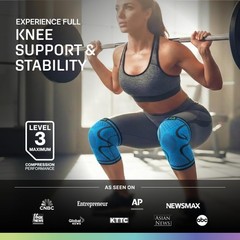 2 Pack Knee Brace for Women Knee Support for Walking, Knee Compression Sleev…