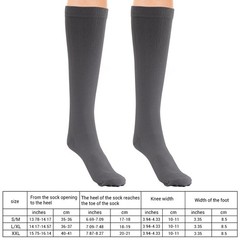 5 Pairs Copper Compression Socks 20-30mmHg Graduated Support Mens Womens S/M-XXL