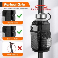 Scooter Cup Holder for 8-32oz Bottles, Wheelchair Walker Water Bottle Holder …