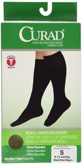 CURAD Knee-High Compression Hosiery, 8 mmHg to 15 1 Count (Pack of 1), Beige