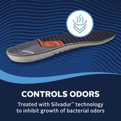 Airplus Ultra Work Memory Plus Shoe Insoles for 1 Count (Pack of 1), Black