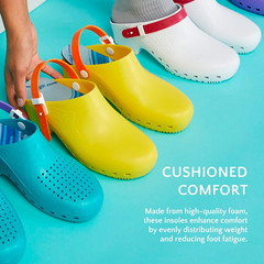 Calzuro Comfort Insole – Unisex Molded Foam Work Shoe Inserts, Washable Moisture