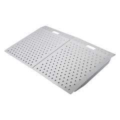 29.5×24.3 in Aluminum Threshold Ramp Non-Slip 750lbs Wheelchair Door
