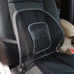 Car Seat Mesh Lumbar Back Cushion Support Brace Massage Home Office Chair Pad