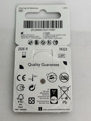 Power one Hearing Aid Batteries wireless Approved Size p10 1.45 V