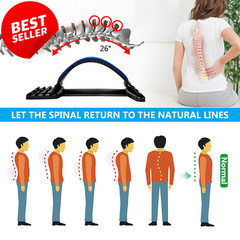 Back Stretcher 4 Level Adjustable Lumbar Spine Pain Relief – US