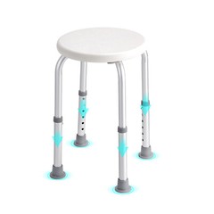 VEVOR Shower Chair Bath Seat Stool Bathroom Elderly Aids Adjustable Height 300lb