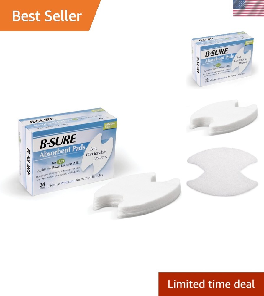 Lightweight Disposable Incontinence Liners for Gentle Daily Protection – 24 Pcs