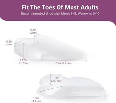 Bunion Cushion Protector – 10 Soft Silicone Pads for Big Toe Comfort & Relief