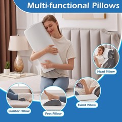 Ahpmeoa 6PCS Wedge Pillow Set for After Surgery, Orthopedic Bed Wedge Pillow