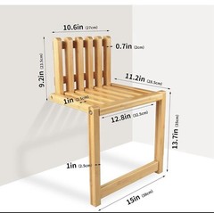 Wall-Mounted Folding Shower Seat Home Care Bench Chair