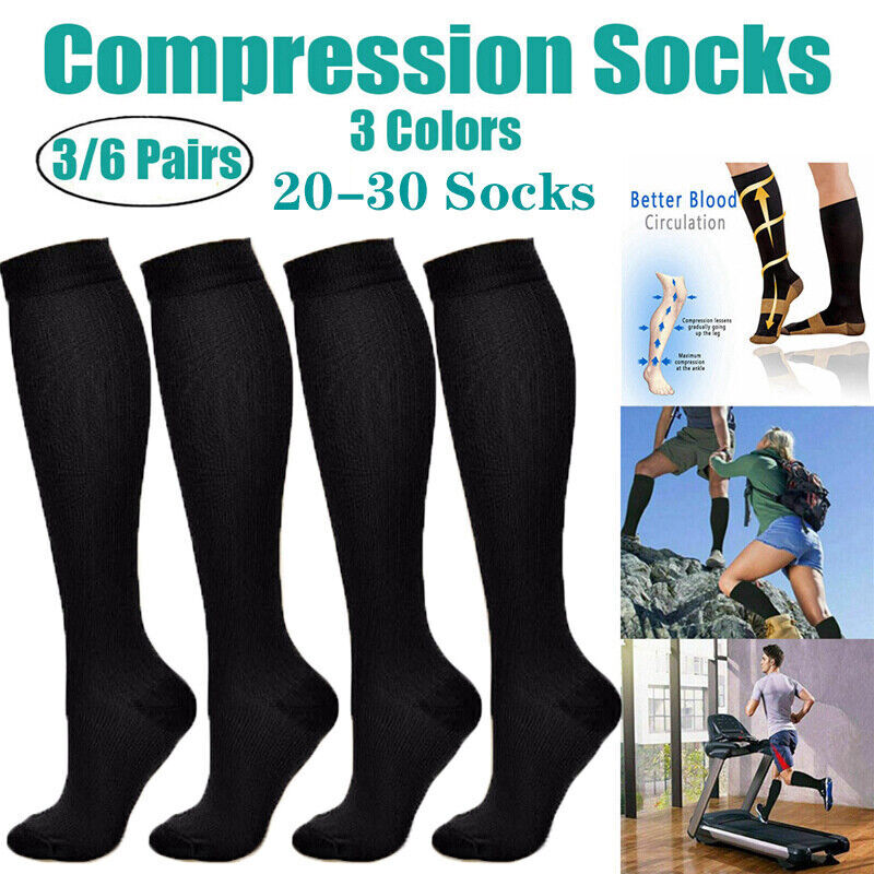 10-15 mmHg Compression Stockings Men Women Relief Varicose Veins Support Hose