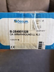 Ossur Form Fit OA Wraparound Knee Brace Wrap Left Medial, XXXL – Brand New!!