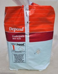 Vintage Depend Underpads Bed Size Adult 12 Pack 1990 Estate