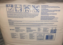 TENA Dry Comfort Protective Incontinence Underwear Diapers, Moderate, M, 20 pk.