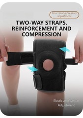 Aolikes 1pcs Knee Brace for Women & Men with Side Stabilizers, Patella Knee Brac