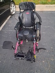 Used Quickie Zippie Iris Pediatric Wheelchair with tilt 22×22