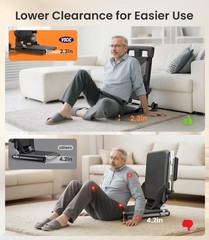 VOCIC Electric Floor Lift Patient Transfer Chair Emergency Fall Assist AX25