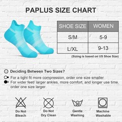 Multicolor Ankle Compression Socks for Women – 6 Pairs, Ultra Comfort & Support