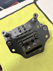 SET OF 2 WHEELCHAIR BACK SUPPORT BRACKET GOOD AS PICTURE