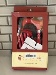 Merry Sticks Walking Collapsable Cane Ergonomic Handle & Wrist Strap DazzlingRed
