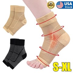 1 Pair Ankle Brace Compression Sleeve Open Toe Сompression Socks for Women & Men