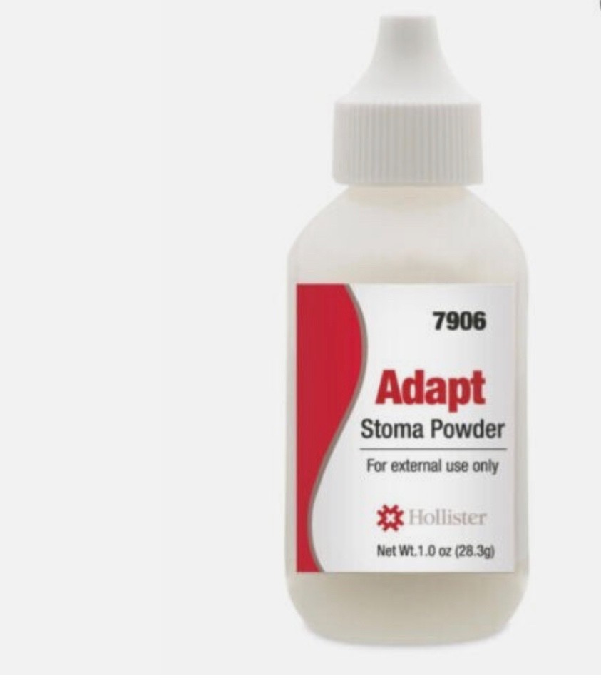 4 HOLLISTER 7906 Adapt Stoma Powder 1 oz Bottles, No Boxes. Exp 2028