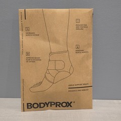 Bodyprox Ankle Support Brace Wrap, Breathable Neoprene Sleeve, Plantar Fasciitis