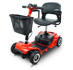 KRYL Foldable 4 Wheel Mobility Scooter for Seniors, 265lbs Max Weight Powered