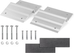 Aluminum Ramp Top Kit for 2×8 Boards Car Truck Trailer Lawn Mower Loading