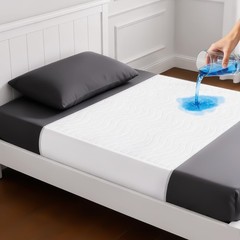 Bed Pads Washable Waterproof for Incontinence, Tuckable Underpads Stay in Pla…