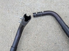 Wheelchair Anti-tip Bar Pair Adjustable For Tilite Quickie P26