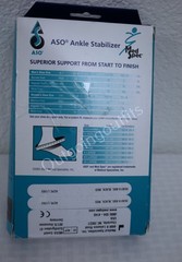 Med Spec ASO Ankle Stabilizer (Medium, Black) – Ankle Brace for Sprained Ankle