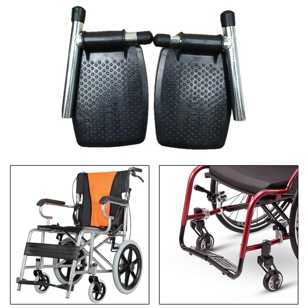 2x Footplate for The Wheelchairs Accessory Easy Installation Sturdy Repair