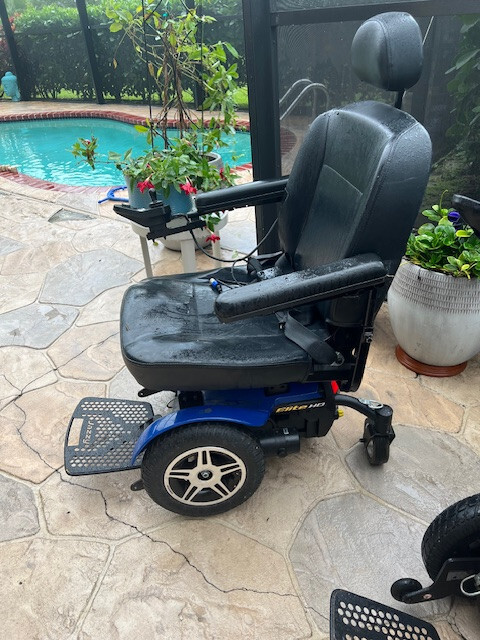 Jazzy Elite HD Power Chairs Includes 2 Chairs, Used Also Transport and 3 Ramps
